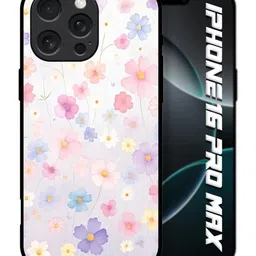 QRIOH Floral Printed iPhone 13 Pro Max Back Case Mobile Accessories image 3