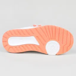 Babyoye Velcro Closure Casual Shoes With Rainbow Applique - White image 5