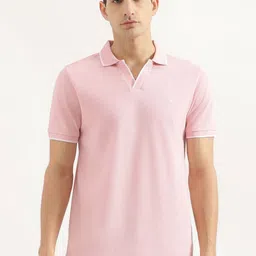 United Colors of Benetton Men Solid Polo Collar Regular Fit Cotton T-shirt-picture-20