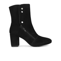 Inc 5 Women Pointed Toe Block Heeled Boots image 4