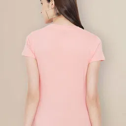 Metronaut Women Pure Cotton Typography Set Of 3 Cotton T-shirt image 5