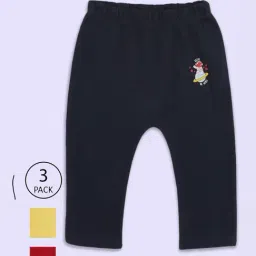 Pantaloons Baby Multicolor Cotton Printed Pants (Pack of 3)-picture-24