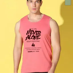 WOOSTRO Men Pack of 2 Typography Printed Round Neck Slim Fit Printed T-shirts-image-85