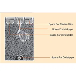 The Furnishing Tree Waterproof and Dustproof PVC Washing Machine Cover Top Loading Compatible for L image 2