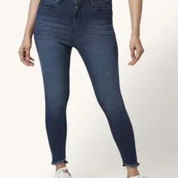 People by Pantaloons Blue High Rise Jeans-picture-12