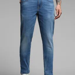 Jack & Jones Men Slim Fit Heavy Fade Stretchable Jeans image 1