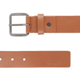 Calvin Klein Men Solid Leather Belt image 3