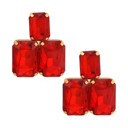 DZINETRENDZ Geometric Drop Earrings image 3