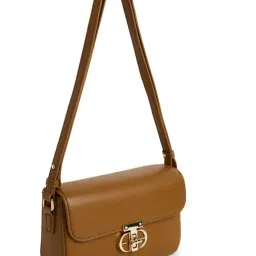 BCBG Brown Shoulder Handbag image 2