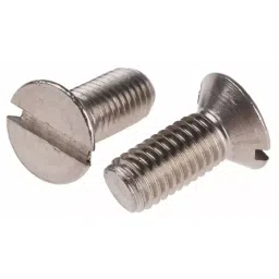 RS PRO Machine Screw M8x20 mm Stainless Steel Slot Countersunk, 9141911 (Bag of 25 pcs)-picture-36
