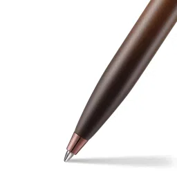 Sheaffer 100 9374 Coffee Edition Matt Brown Ballpoint Pen with Regal Pvd Trims image 3