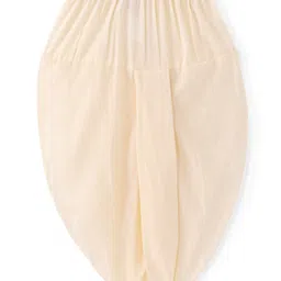 Babyhug Cambric Woven Full Sleeves Floral Printed Kurta & Dhoti Set - Cream image 4