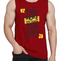 WOOSTRO Men Pack Of 2 Typography Printed Round Neck Cotton Slim Fit T-shirts image 3