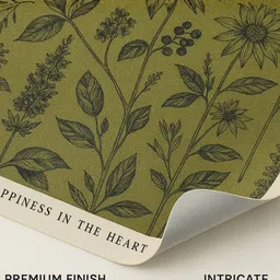 Myntra Elegant Homes 4 Pcs Olive Green Waterproof Table Placemats image 5