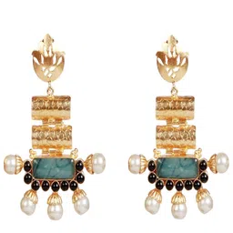 HENA DESIGNS LLP Geometric Drop Earrings image 1