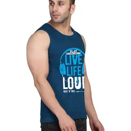 SLOWLORIS Men Typography 2 Printed Applique Slim Fit T-shirt image 5