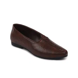 FAUSTO Men Brown PU Basics Loafers image 3