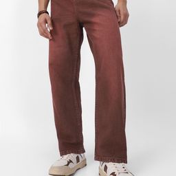 Urbano Fashion Men Loose Relaxed Fit Heavy Fade Jeans-picture-36