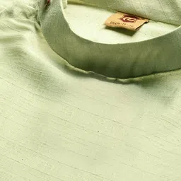 Manyavar Men Green & Multicoloured Printed Kurta & Churidar with Nehru Jacket image 2