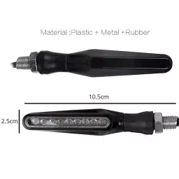 Cartronics Sleek Pencil Type Yellow LED Indicator for KTM 125 Duke (Pack of 4 Pcs) image 2