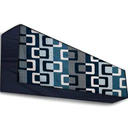 The Furnishing Tree Blue Printed Air Conditioner Cover image 4