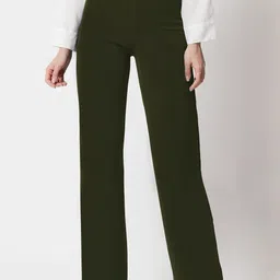 BAESD Women Relaxed Straight Leg High-Rise Trousers-picture-17