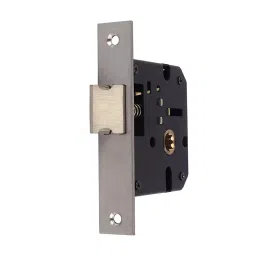Magmus Mortise Lock Body 45x45 mm Silver Satin Finish DoubleTurn Extra Heavy, 5151007 image 1