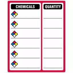 BRADY Magnetic Vinyl NFR Hazard Rating Sign Non-Reflective 12x15 inch, 8AAK2-picture-19