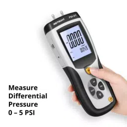 Metravi Differential Pressure Manometer ±0.3% Grey & Black, PM-01 image 3