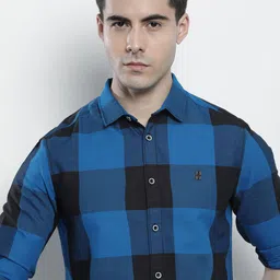 The Indian Garage Co Men Buffalo Checked Casual Cotton Shirt-image-51
