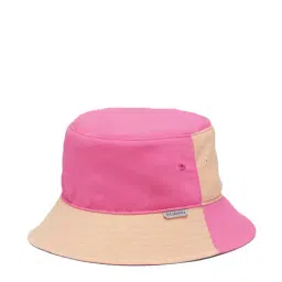 Columbia Pink & Beige Color Block Bucket Hat - Small/Medium-image-67