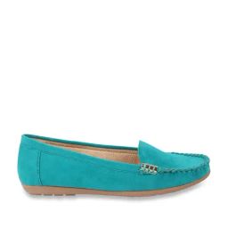 Shoetopia Women's Blue Casual Loafers-picture-26