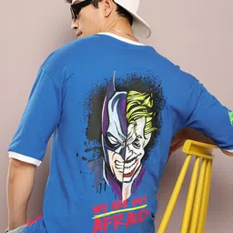 Kook N Keech Batman Printed Drop-Shoulder Sleeves Oversized Pure Cotton T-shirt-picture-32