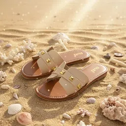 Enjee Women Open Toe Flats image 4