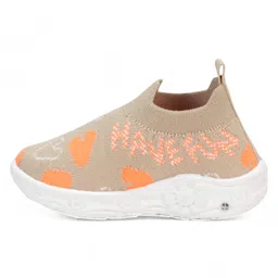 Lil Lollipop Have Fun Text Detailed Musical Shoes - Beige image 3