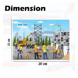FunBlast Building Construction Jigsaw Puzzle for Kids  Set of 1- 24 Pcs Puzzle image 3
