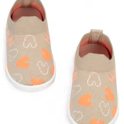 Lil Lollipop Have Fun Text Detailed Musical Shoes - Beige image 5