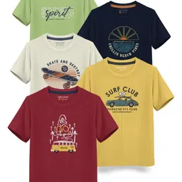 HELLCAT Boys Typography 5 Printed T-shirt-picture-24