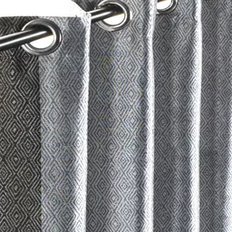 Deco Window Grey Set of 2 Window Curtains image 2