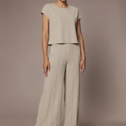 HERE&NOW Round Neck Top With Trousers Co-Ords image 3