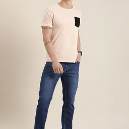 HERE&NOW Men Smart Light Fade Stretchable Jeans image 3