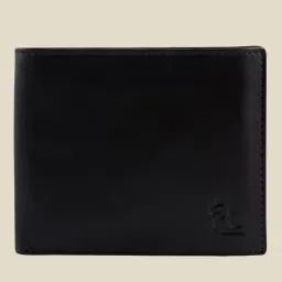 Kara Black Leather Bi-Fold Wallet image 1