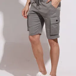 ODCC Men Regular Fit Cargo Shorts image 5