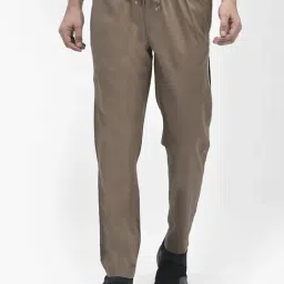 Crimsoune Club Brown Regular Fit Cotton Trackpants-image-91