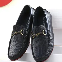 San Frissco Men's Black Casual Loafers-picture-41