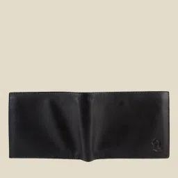 Kara Black Leather Bi-Fold Wallet image 5
