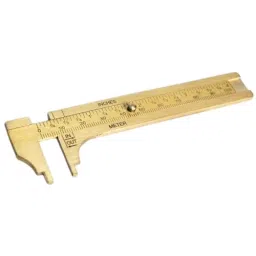 A.D INTERNATIONAL Mini Pocket Size Vernier Caliper with Brass Body 0-100 mm Range and 0.02 mm Resolution, 80-E95W-W40D image 2