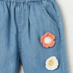 Juniors by Lifestyle Girls Blue Cotton Jeans image 3