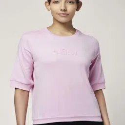 Ajile by Pantaloons Lilac Cotton Printed Sports Top-picture-22