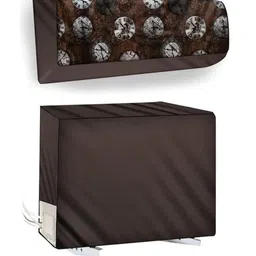 The Furnishing Tree Coffee Brown Printed Air Conditioner Cover-picture-35
